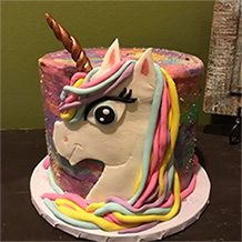 Unicorn Fondant Cake