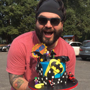 batman birthday cake