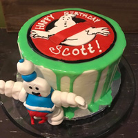 Ghostbusters Fondant Cake