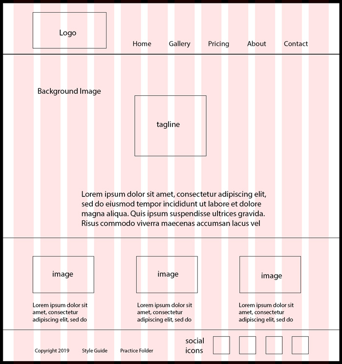 Cupcake Delights by Christina Wireframe 1 image